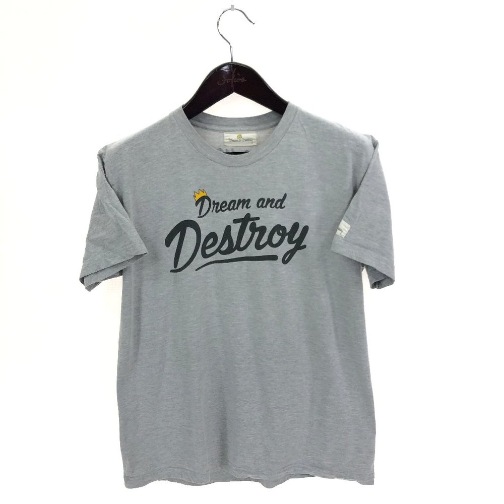 DREAM AND DESTROY T-shirt L Large Heather Gray